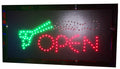 LED-Schild OPEN FRISEUR (Rot/Grün/Gelb)