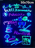LED-Schreibtafel 50x70 cm
