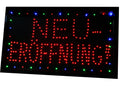 LED-SCHILD NEUERÖFFNUNG (Rot/Blau/Grün)
