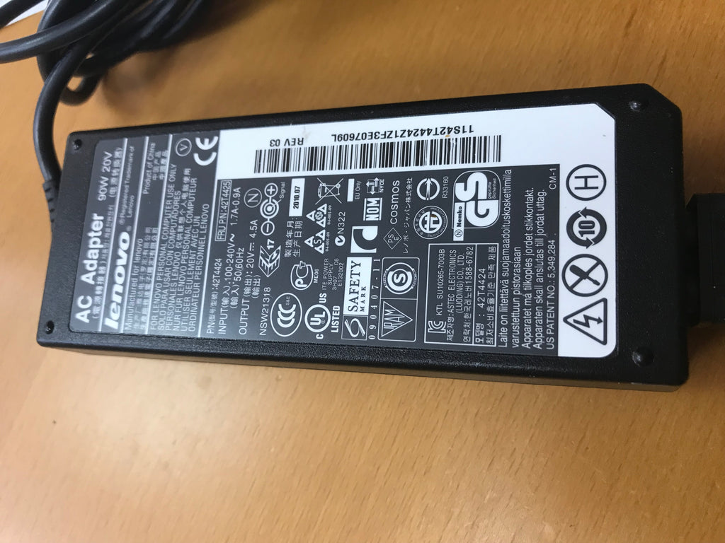 Lenovo Netzteil 20V 4,5A 90W