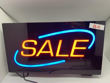 LED-Schild SALE (Rot/Blau)