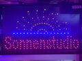 LED-Schild SONNENSTUDIO (Gelb/Blau/Rot)