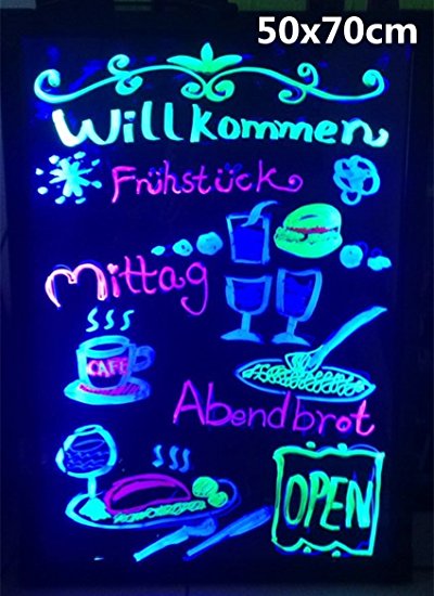 LED-Schreibtafel 60x80 cm