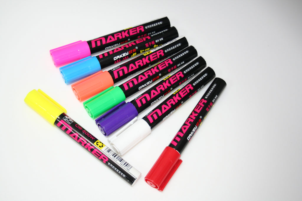 LED-Tafel Stifte – 8 Farben