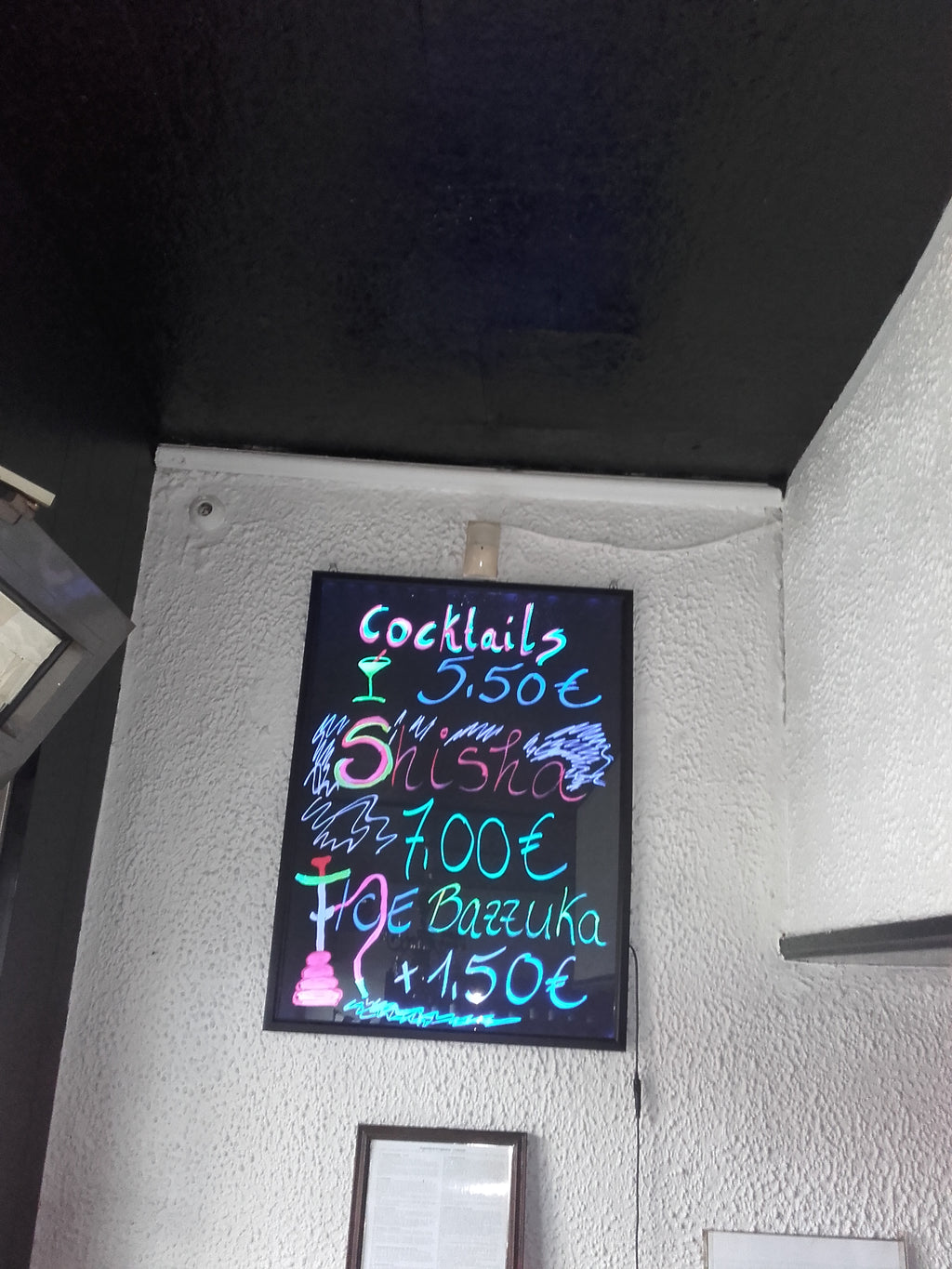 LED-Schreibtafel 50x70 cm