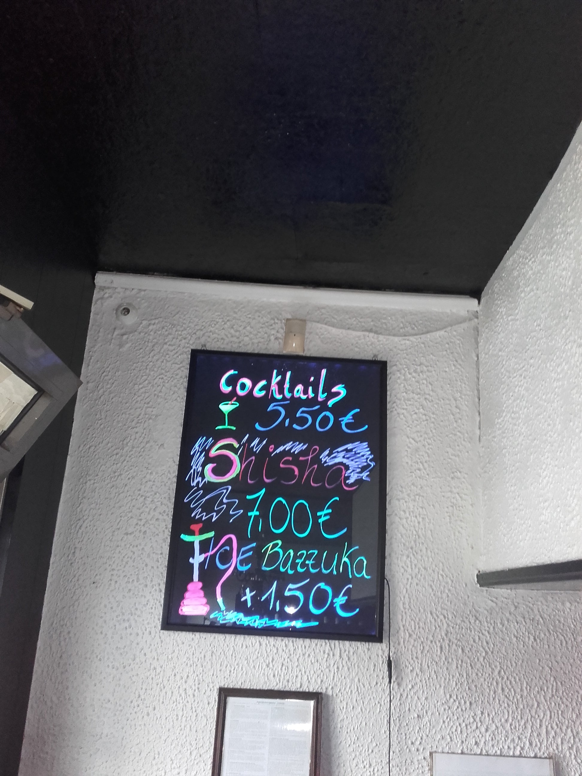 LED-Schreibtafel 50x70 cm