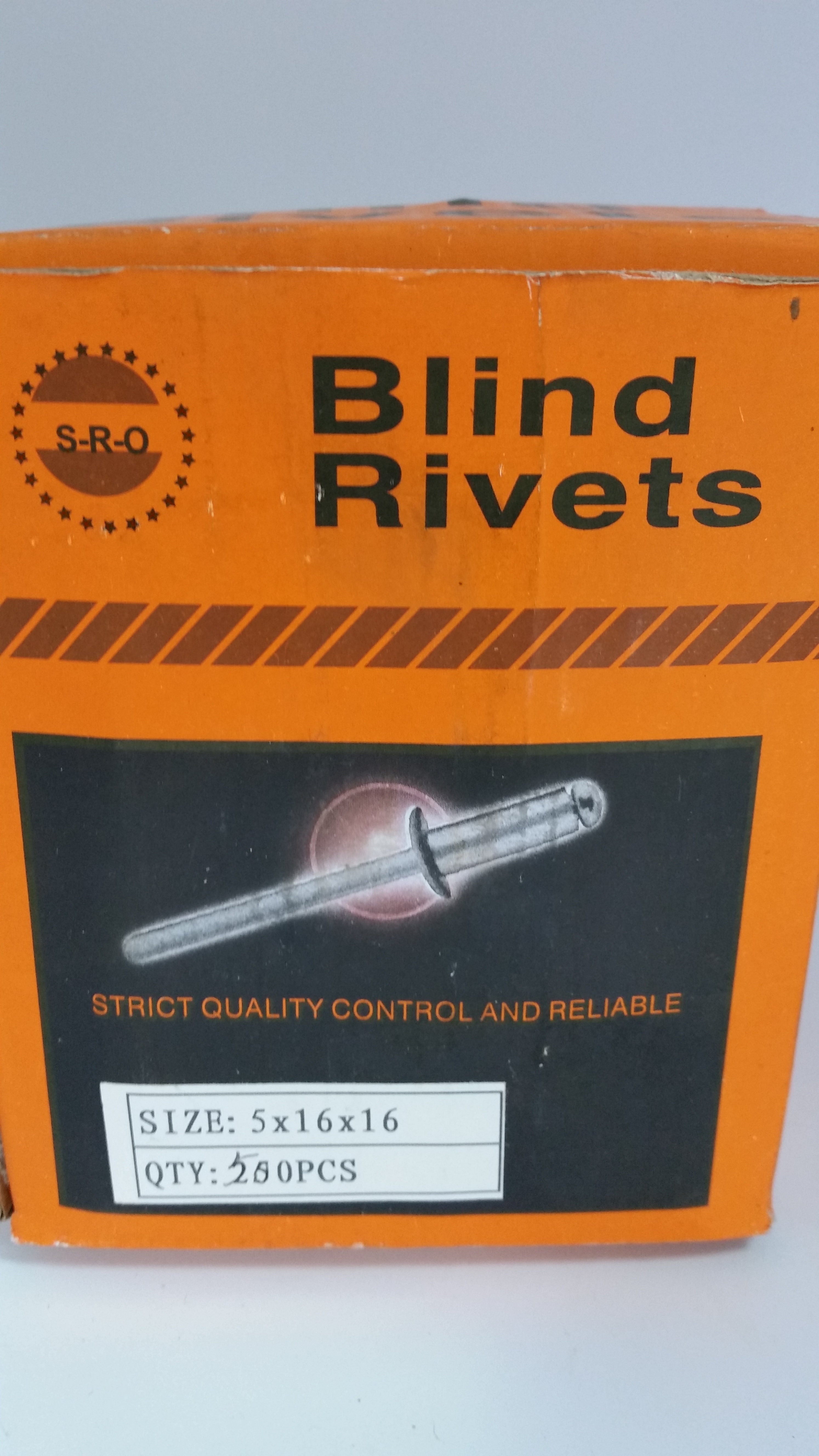 Blindnieten 5x16 mm Flachkopf