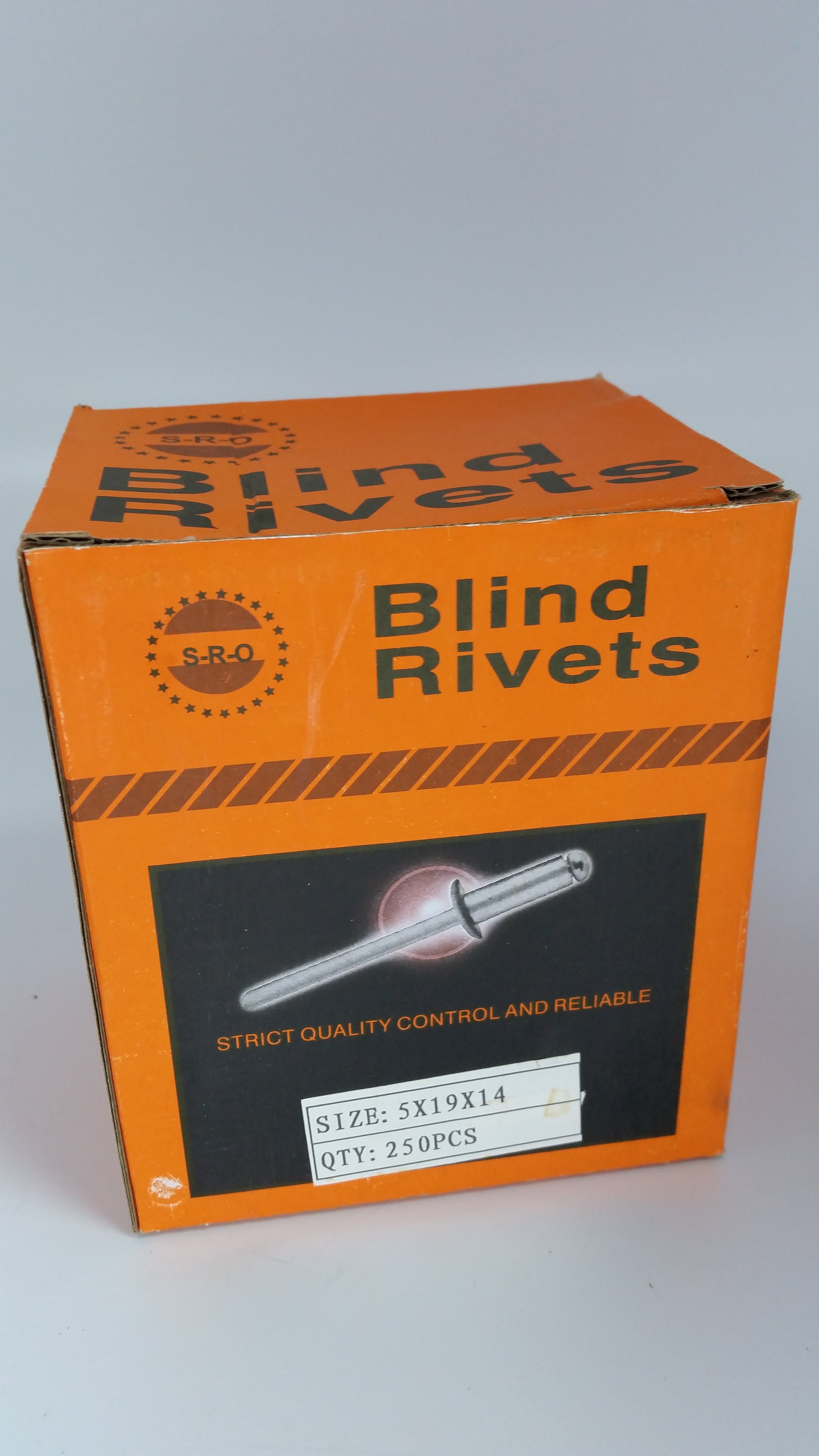 Blindnieten 5x19 mm Flachkopf