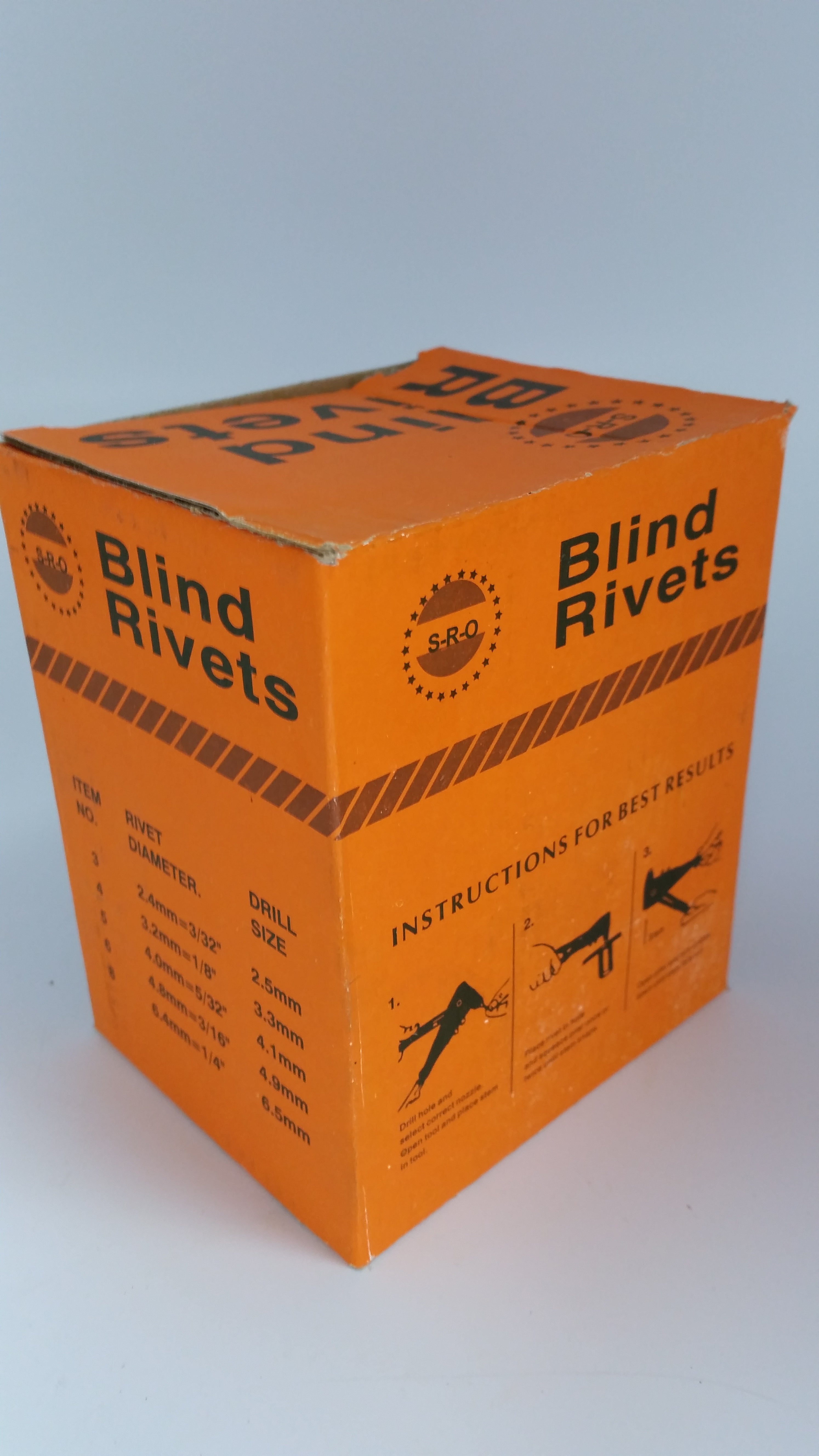 Blindnieten 5x19 mm Flachkopf