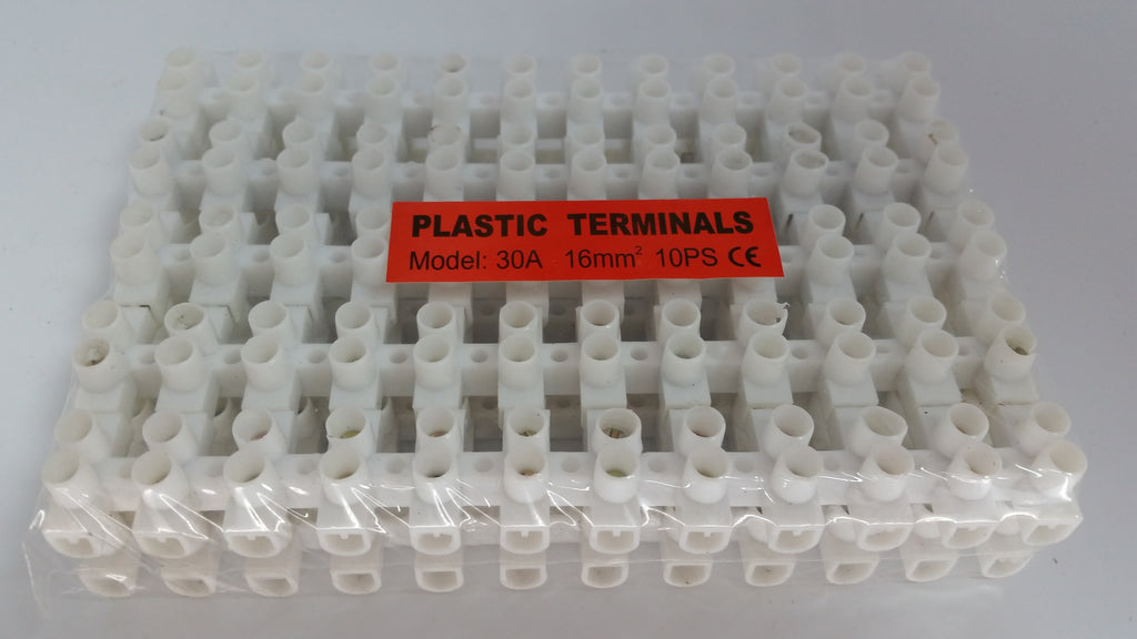 Verbindungsklemme 30A – 16mm – 10x12-polig (Weiß)
