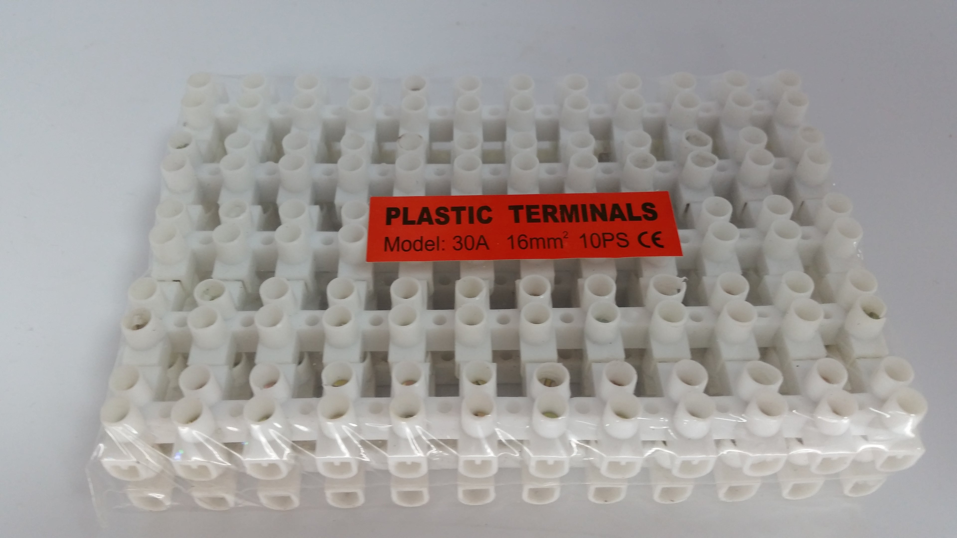 Verbindungsklemme 30A – 16mm – 10x12-polig (Weiß)