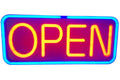 LED-Röhren-Schild OPEN (Rot/Blau)