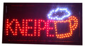 LED-Schild KNEIPE BEER (Rot/Gelb/Weiß)