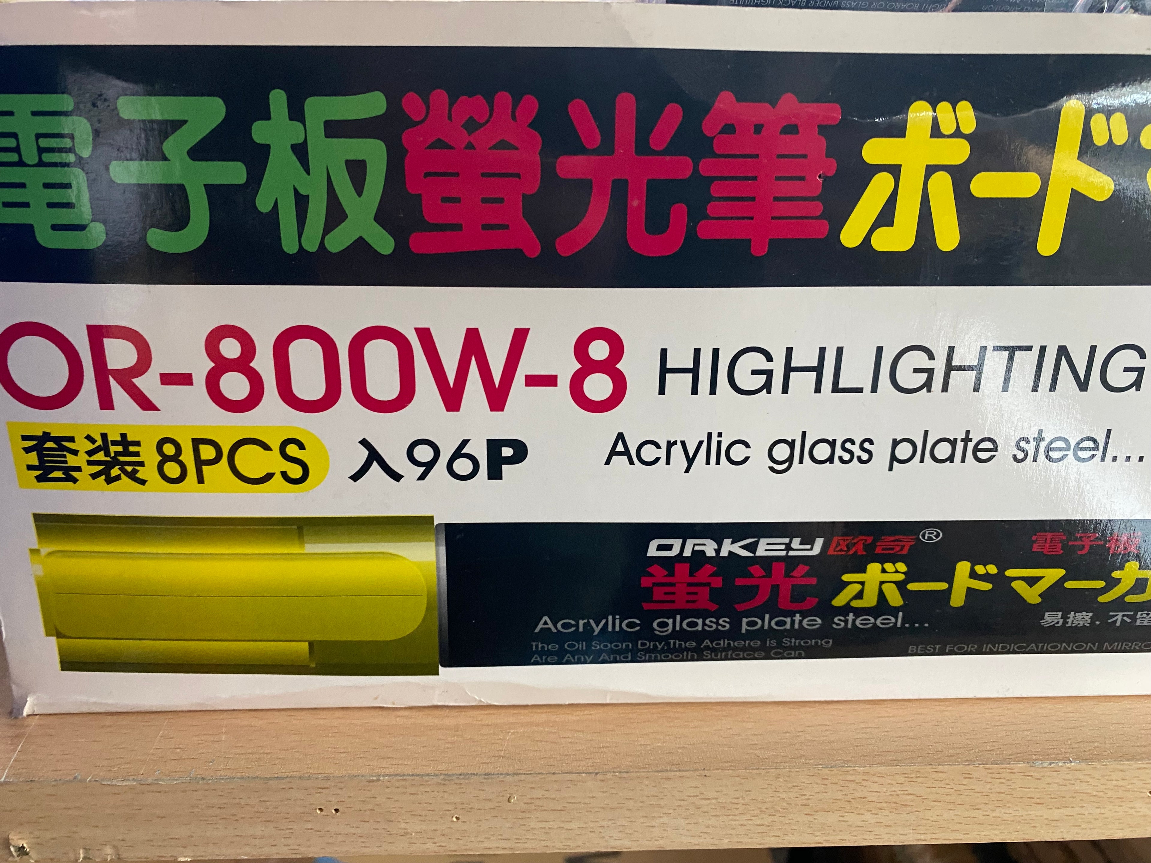 LED-Tafel Stifte – 8 Farben