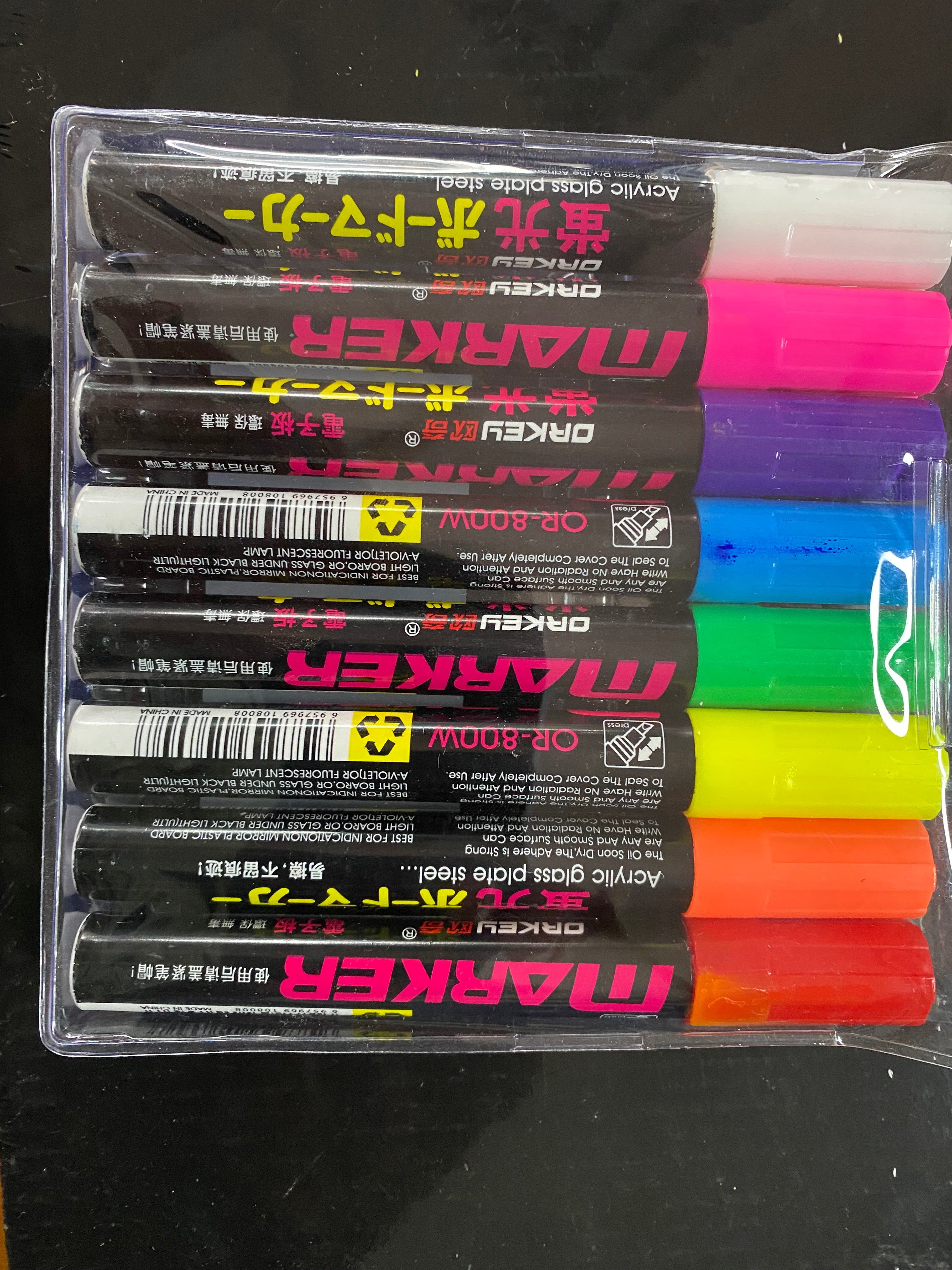 LED-Tafel Stifte – 8 Farben