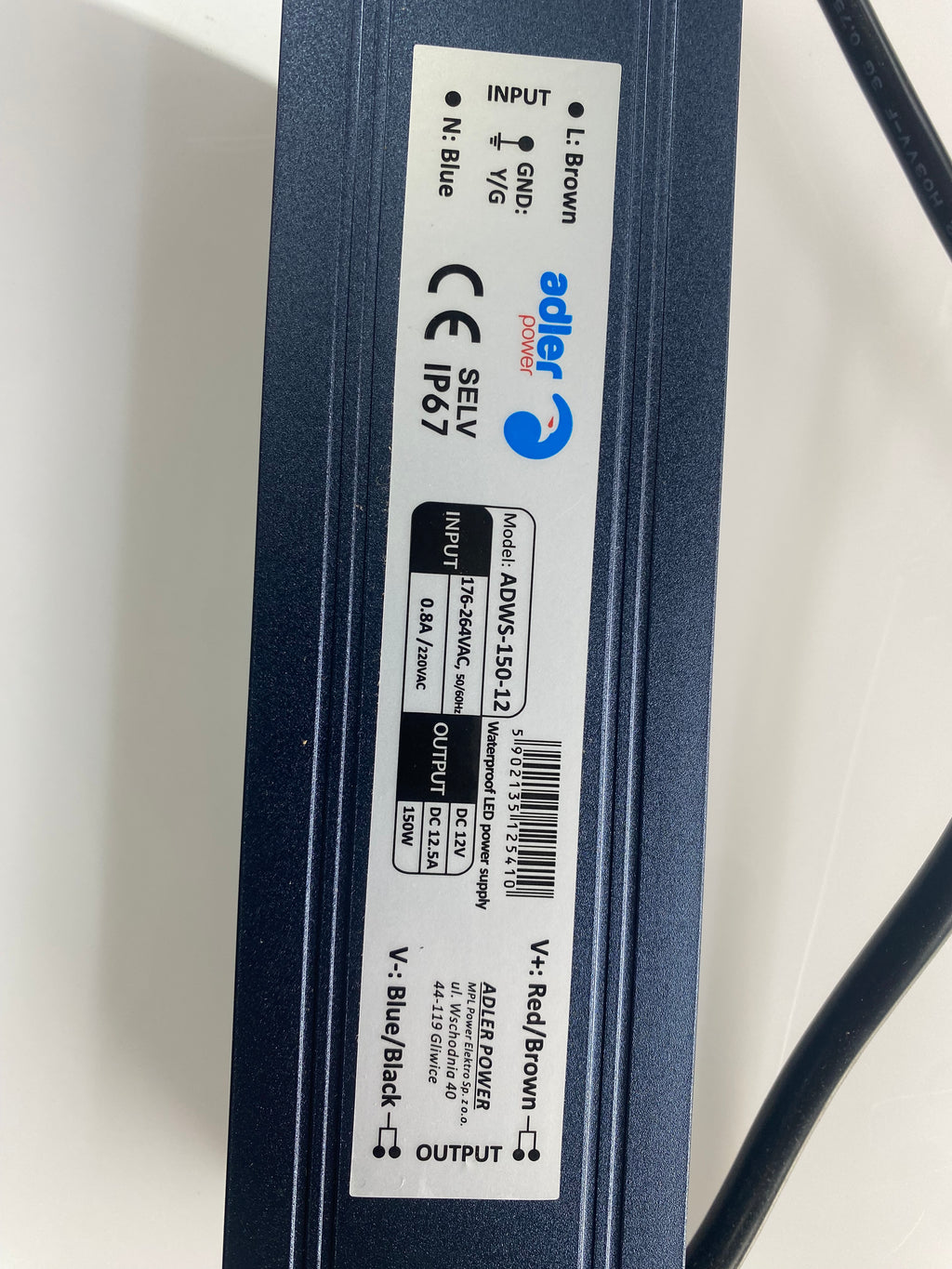 LED Trafo / Netzteil 12V 100W (IP67)