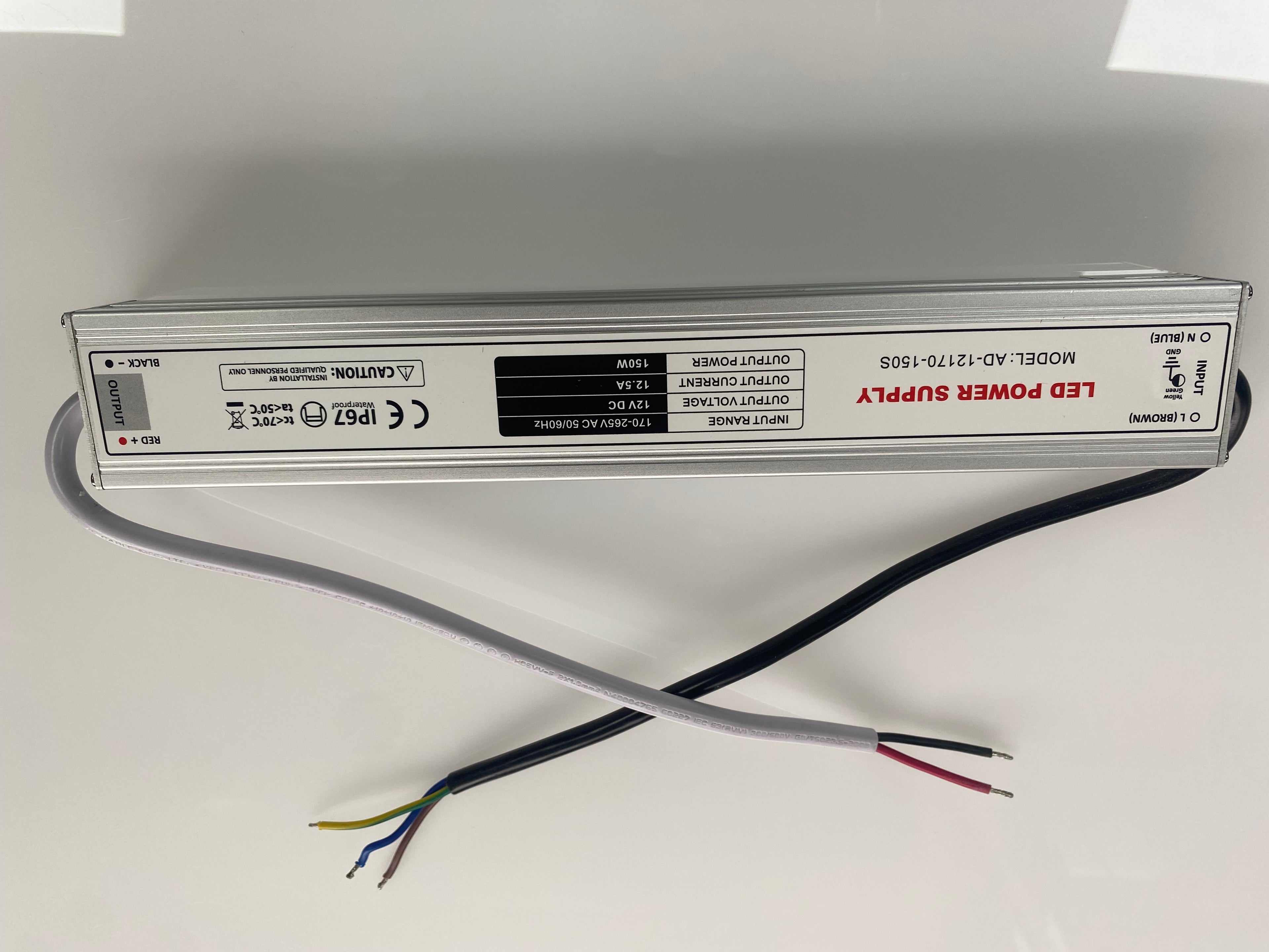 LED Trafo / Netzteil 12V 150W (IP67)