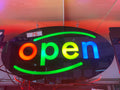LED-Schild OPEN (Rot/Gelb/Grün/Blau)