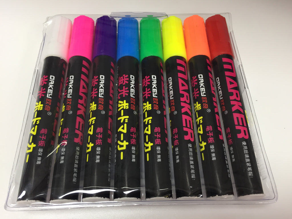 LED-Tafel Stifte – 8 Farben