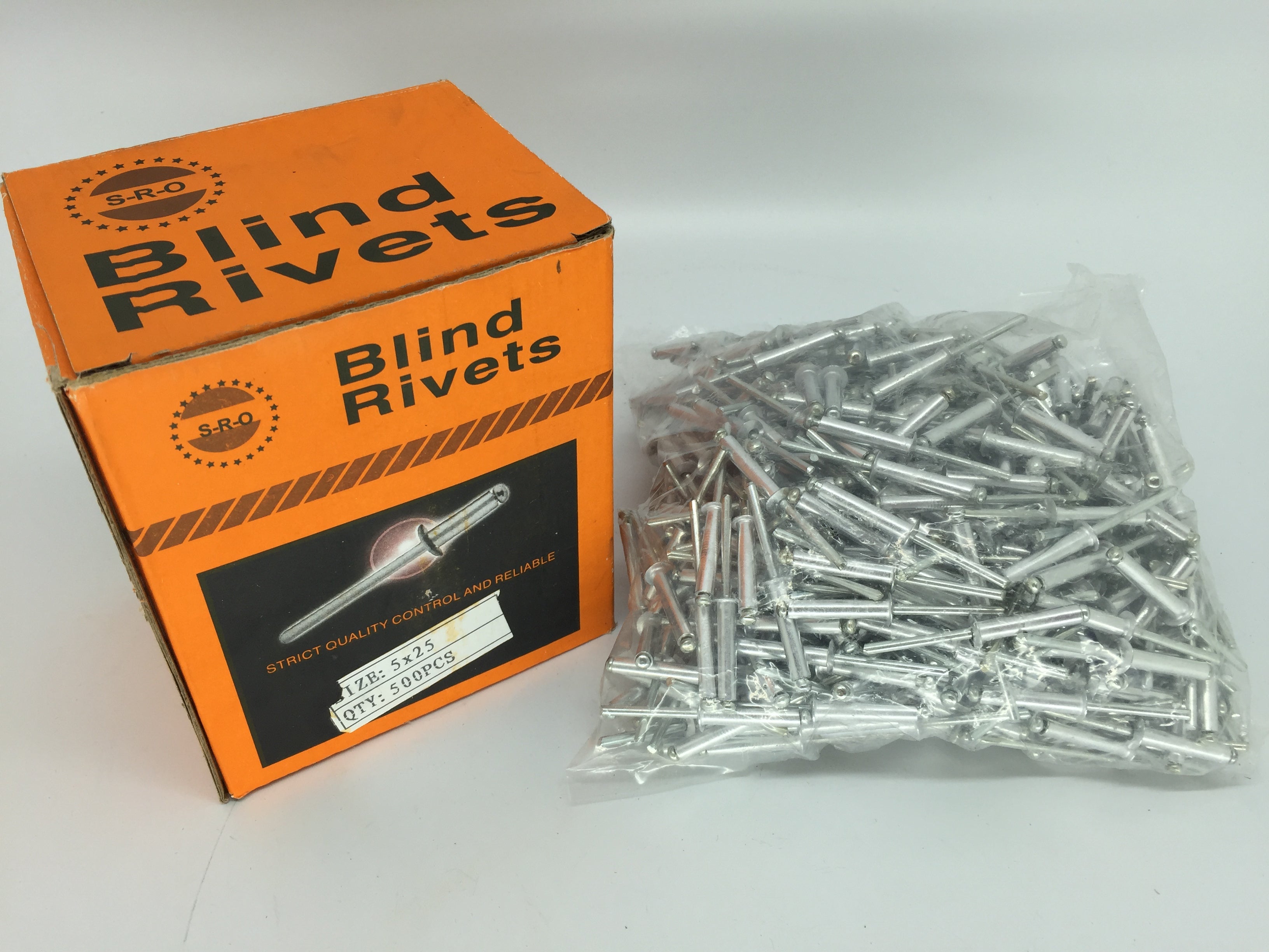 Blindnieten 5x25 mm Flachkopf