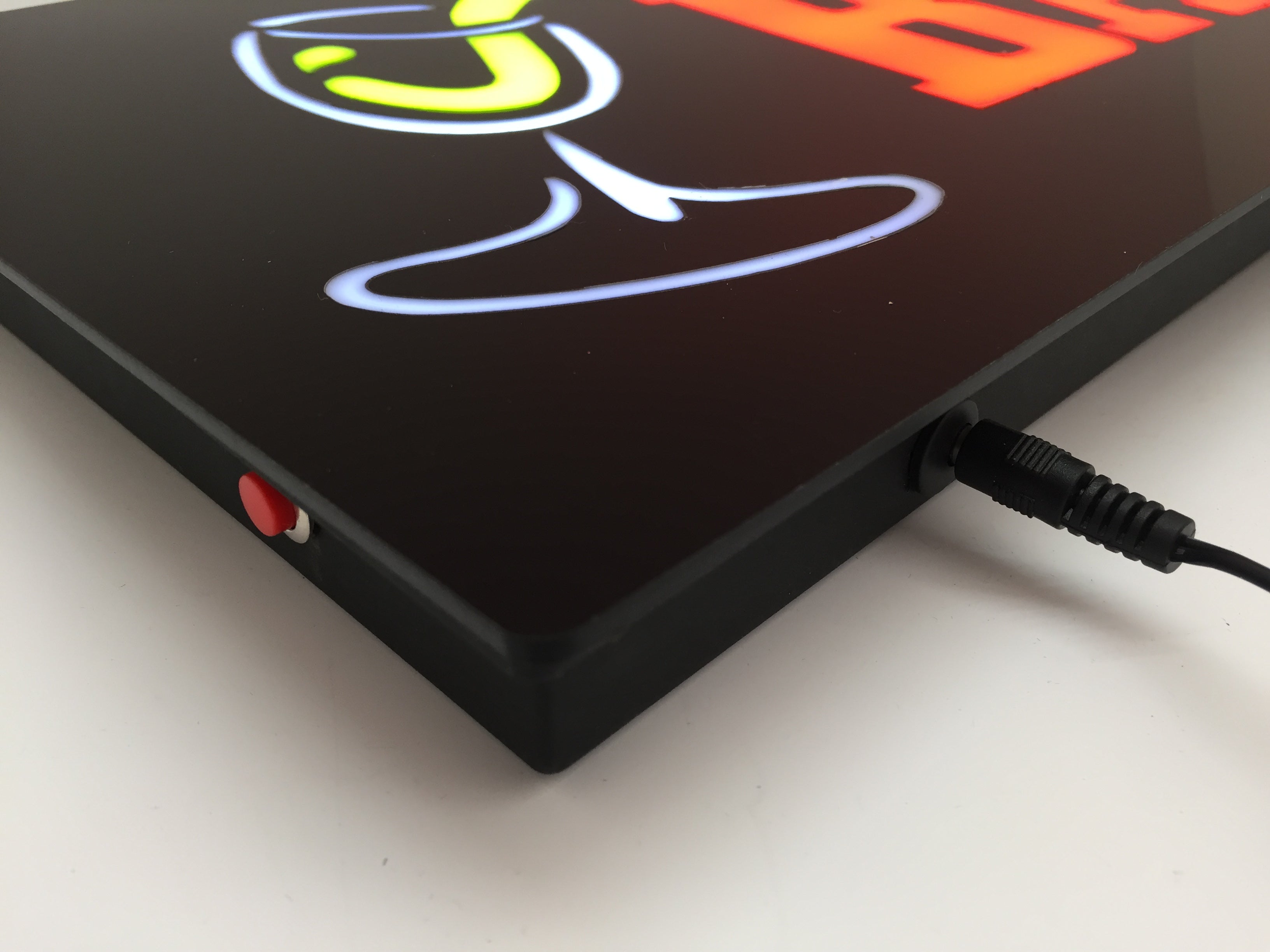 LED-Schild BAR (Orange/Gelb/Weiß)