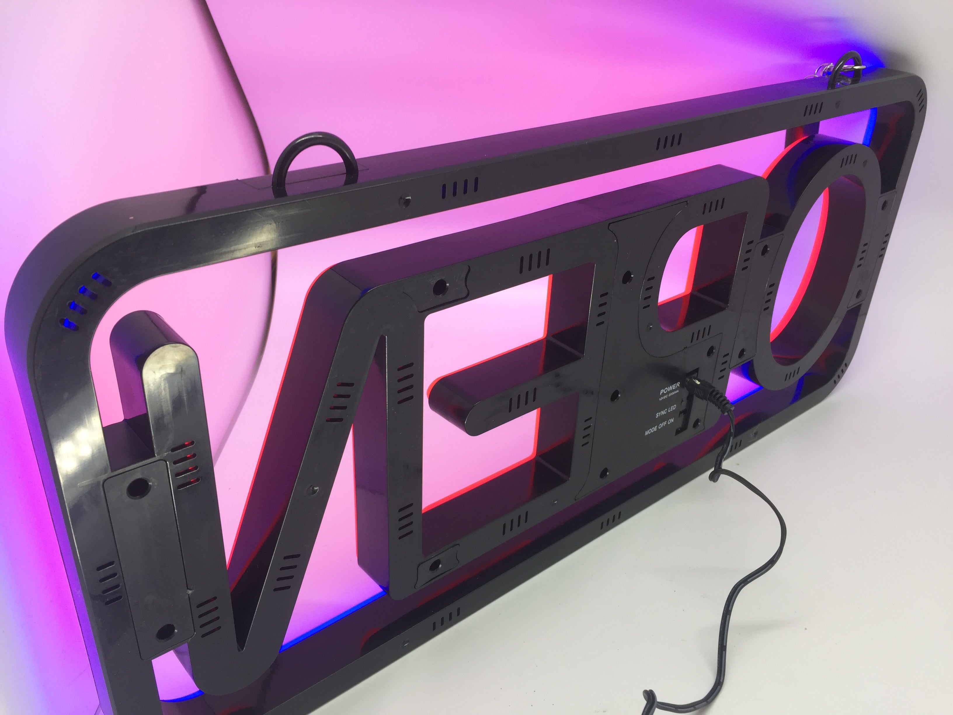 LED-Röhren-Schild OPEN (Rot/Blau)