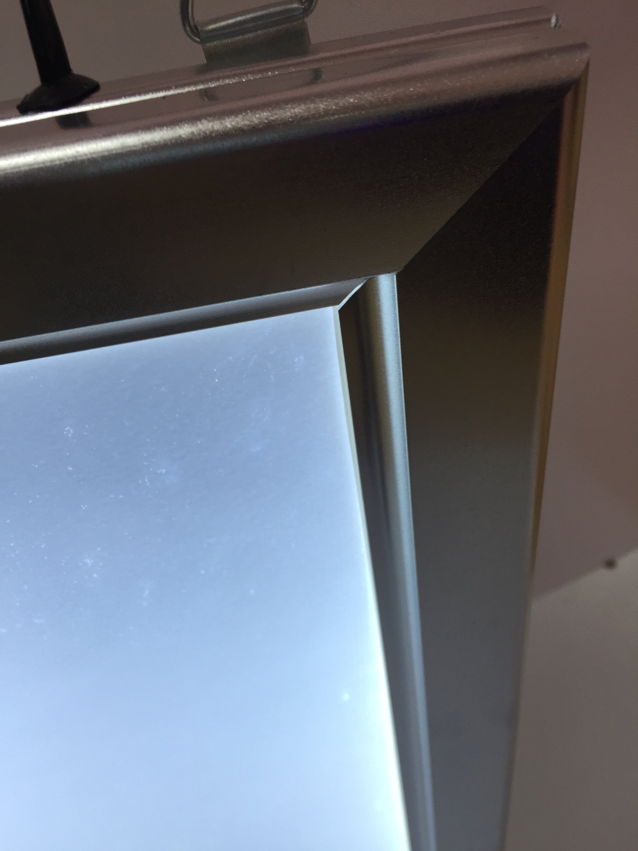 LED Klaprahmen Schild