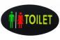 Preview: LED-Schild-Toilet-rot-gruen-gelb