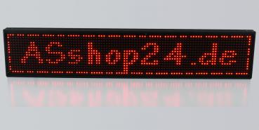 LED Laufschrift P10 Rot 232 cm x 20 cm